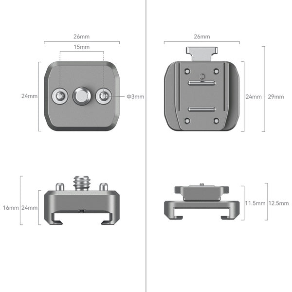 Smallrig Supporto con Cold Shoe H18 4500 Smallrig Supporto con Cold Shoe H18 4500